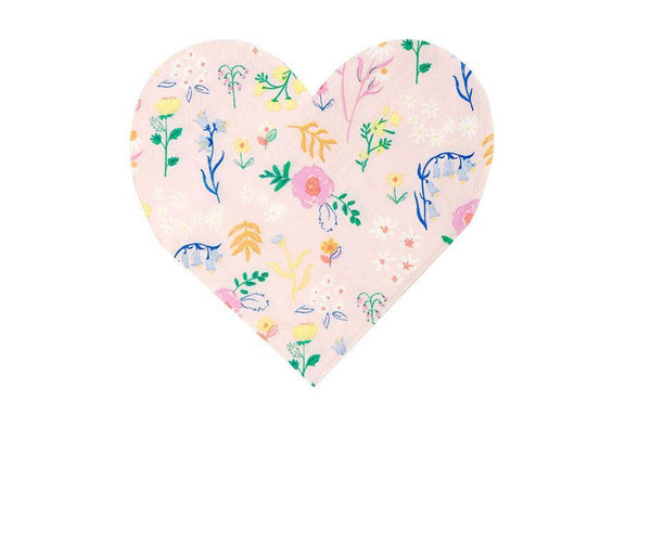 Small Pink Heart Napkins